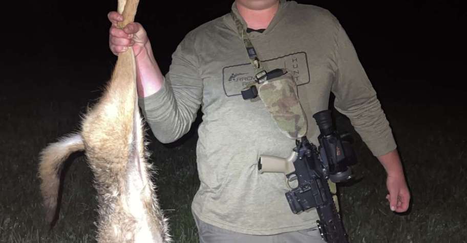 Night time Thermal Optic Bobcat Hunt